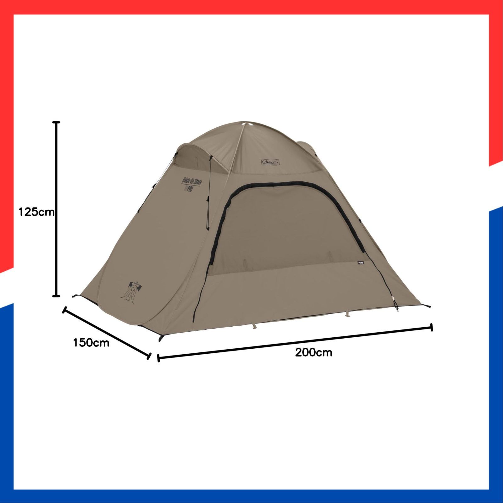 コールマン Coleman テント ワンタッチテント ポップアップテント 2 3人用 日よけ クイックアップIGシェード クイックアップシェード