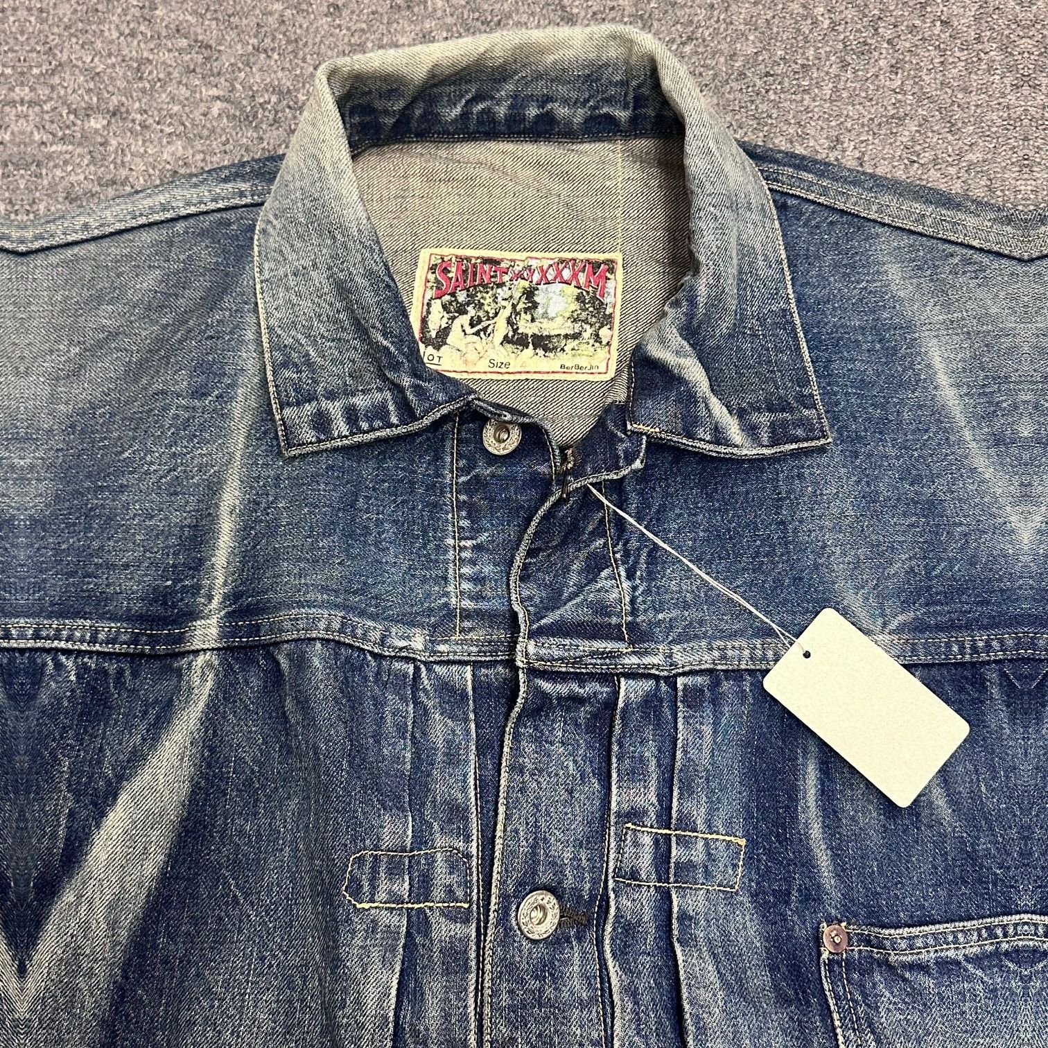 参考上代116600円 SAINT MICHAEL × BerBerJin 25SS BJ_DENIM JACKET 