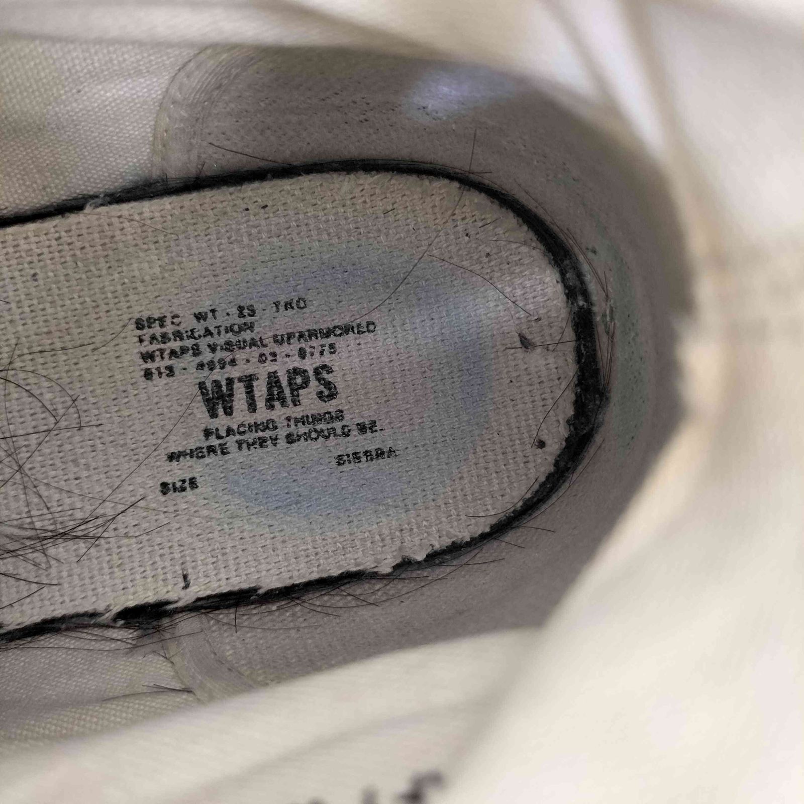 ダブルタップス WTAPS CANVAS SNEAKER 02 メンズ JPN：26 - メルカリ