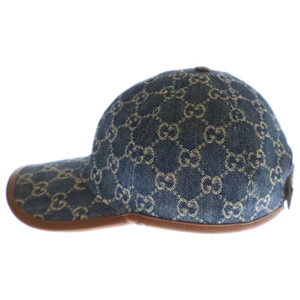 GUCCI (グッチ) GG Denim Baseball Cap デニム ベースボール