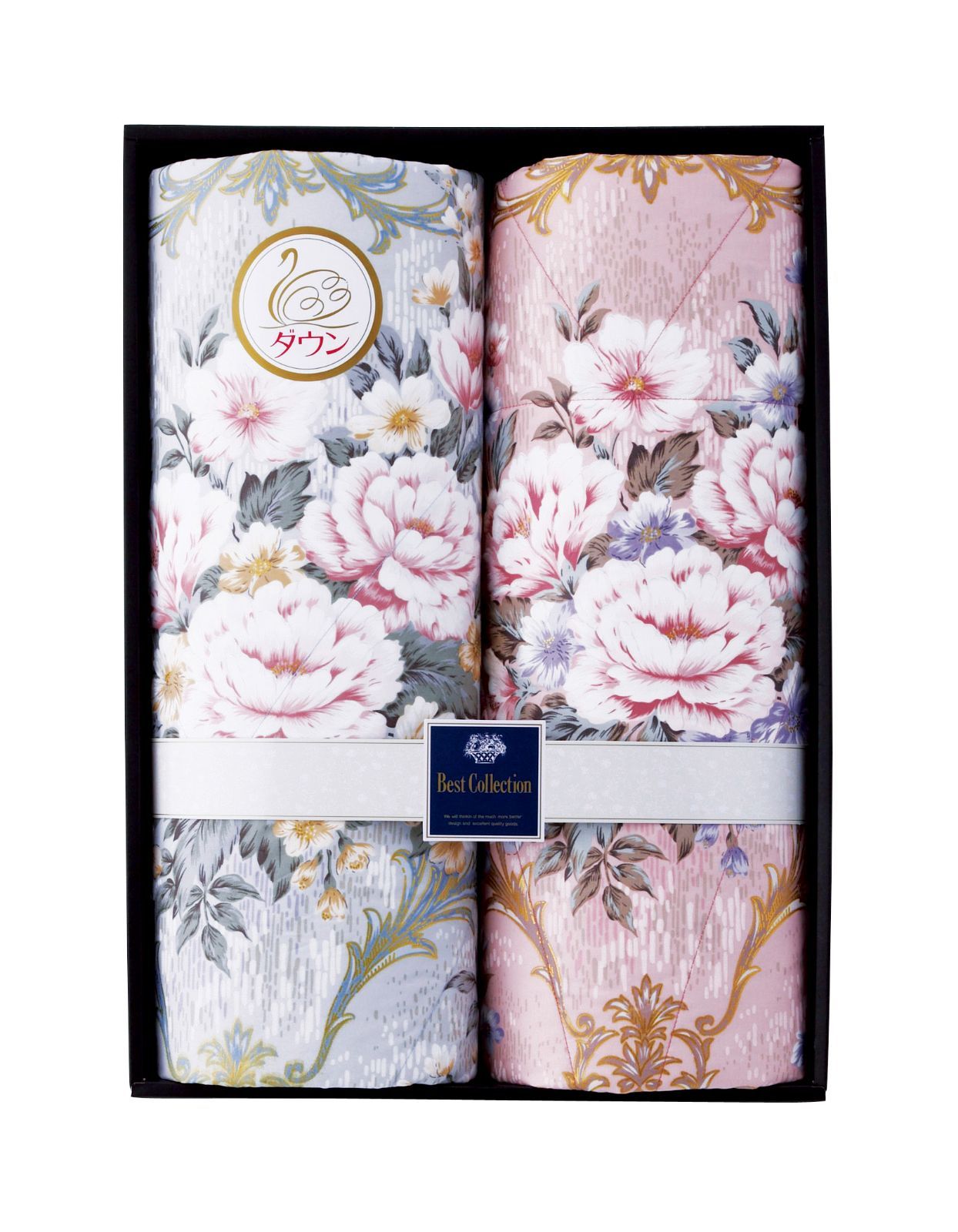 ダウン50%入り日本製ダウンケット 2枚セット