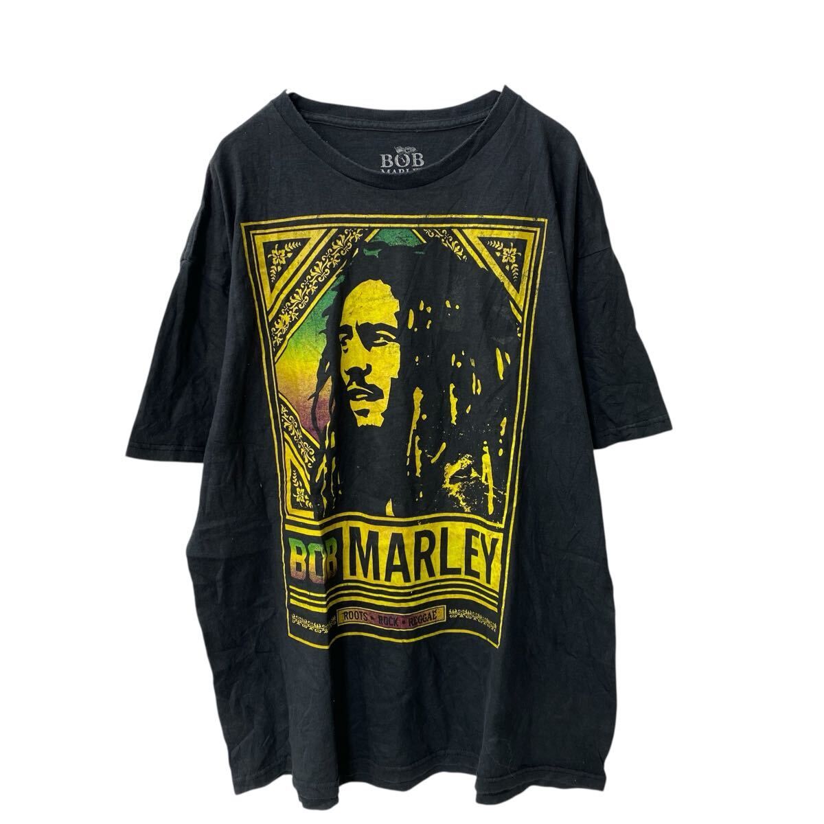 BOB MARLEY 半袖 プリントTシャツ XL ブラック ボブマーリー レゲエ 