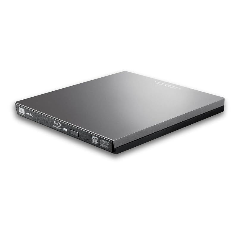 ロジテック Toast20 Mac ソフト 付属 外付け ブルーレイドライブ ポータブル USB3.2 Gen1 Type-A Type-C対応 BD 編集|変換|保存 LBD-LPVEWU3CMGY