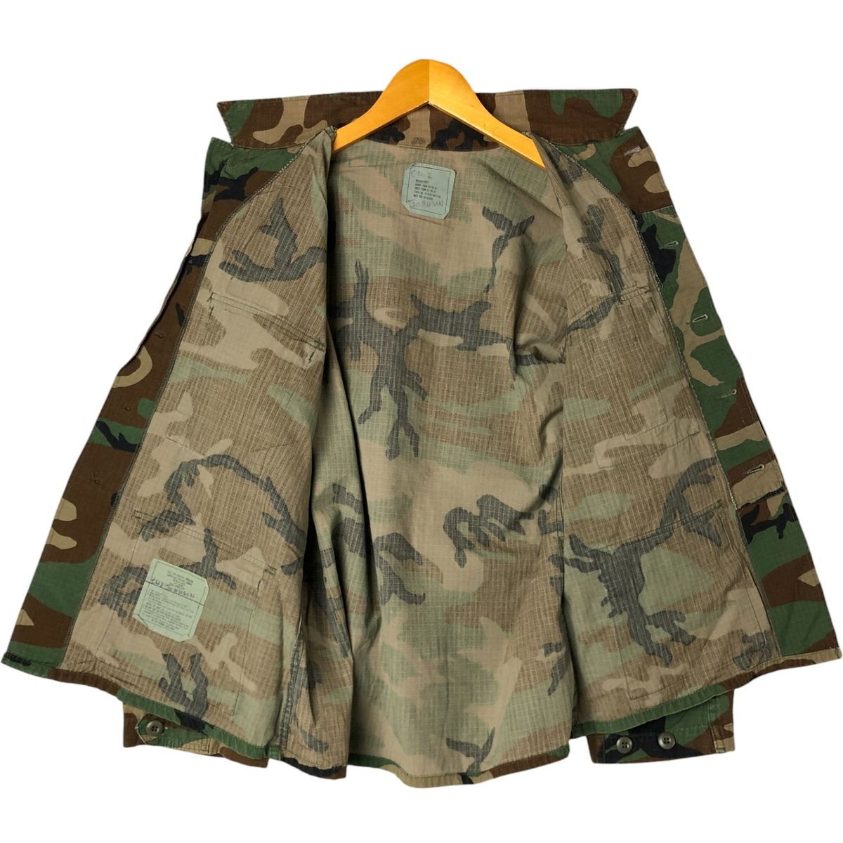 古着 80年代 米軍実品 迷彩柄 ウッドランドカモ U.S. ARMY B.D.U