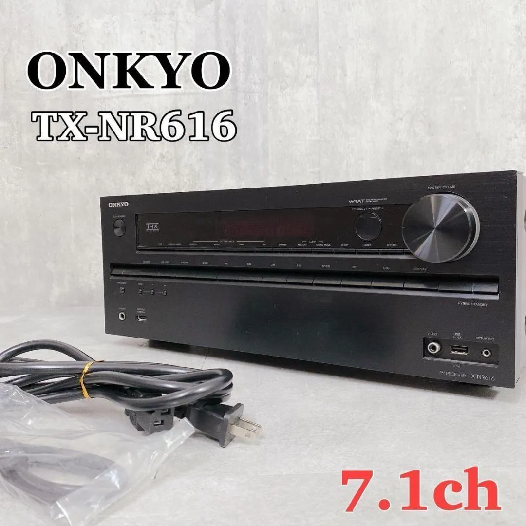 ☆実働品★ONKYO★7.1chAVアンプ★TX-NR616黒色★純正リモコン付 オンキヨー、InstaPrevueやMHL規格に対応した7.1ch対応AVアンプ - 価格.com