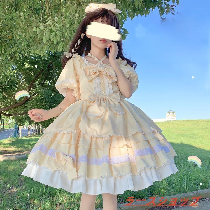 Lolita洋装 短袖OPワンピース