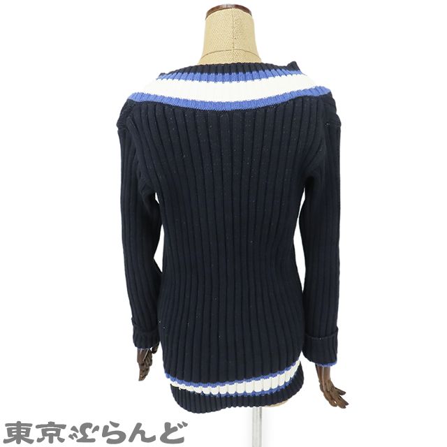 シャネル CHANEL Vネック サマーニット セーター P47681K06051 