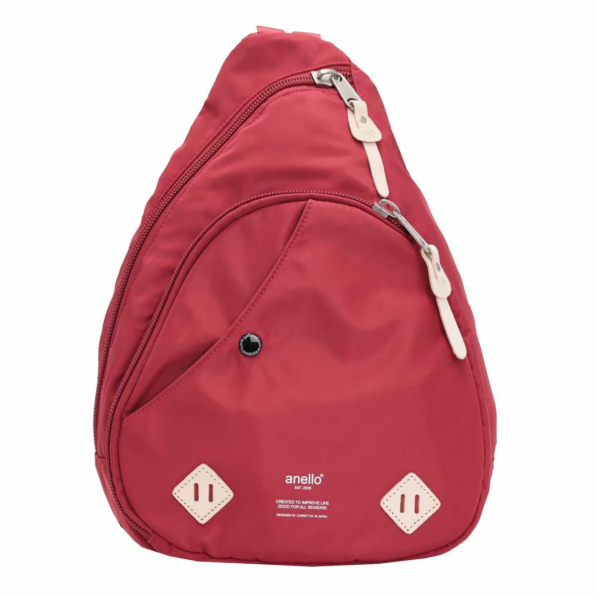 レッド アネロ ボディバッグ A5 多収納 URBAN O.D ATS0231Z レッド