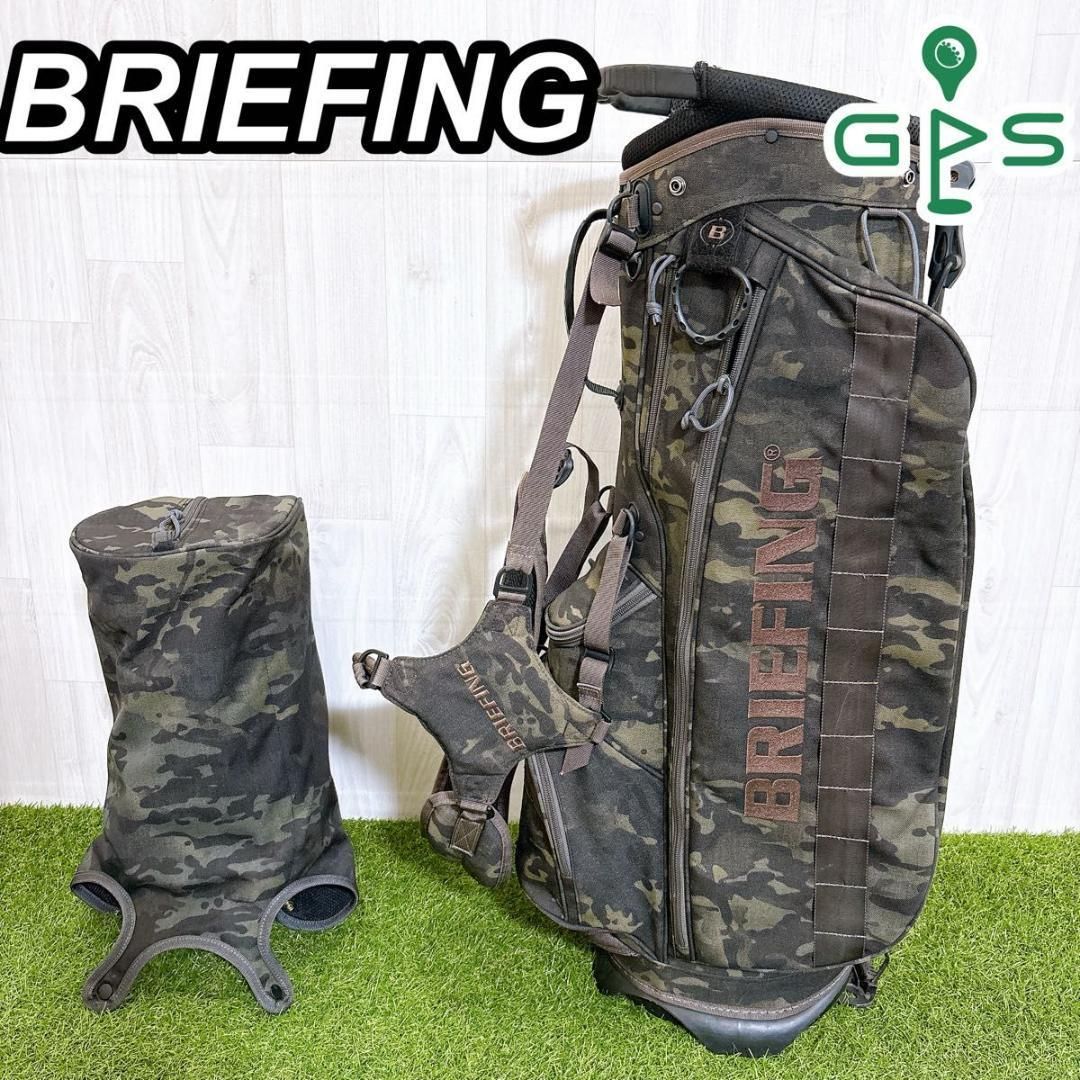 BRIEFING 迷彩 キャディバッグ BRIEFING 迷彩 ゴルフバッグ キャディバッグ CR-4 - メルカリ