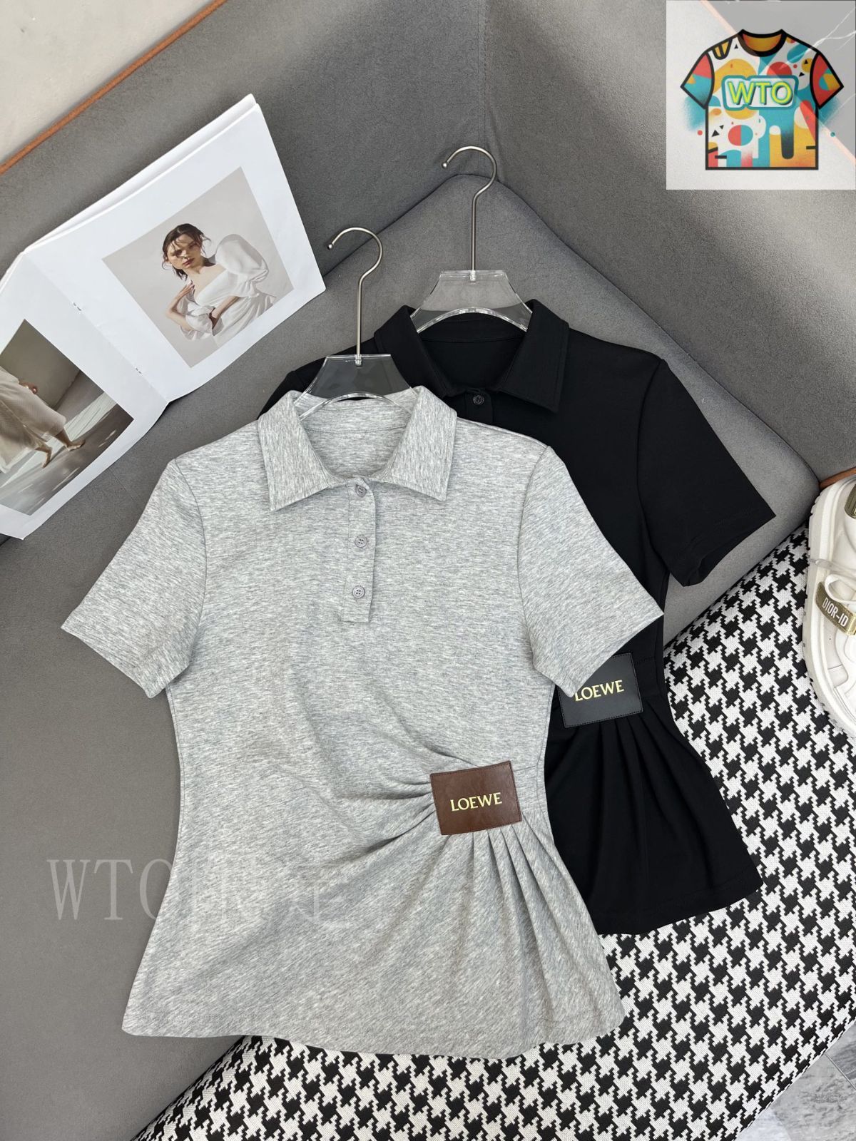 今日特価】Loewe 25SS 新款 ポロシャツ-2 - メルカリ