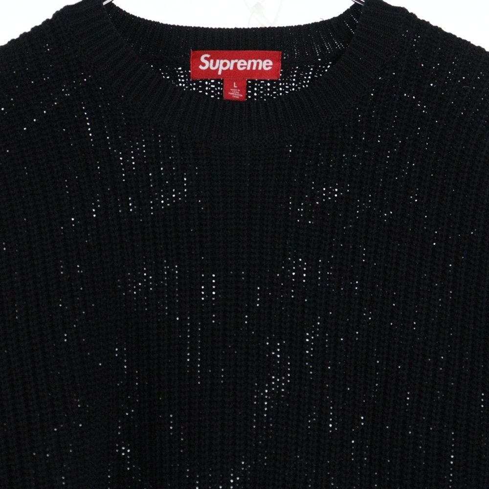 SUPREME (シュプリーム) 25SS Old English Printed Sweater Black