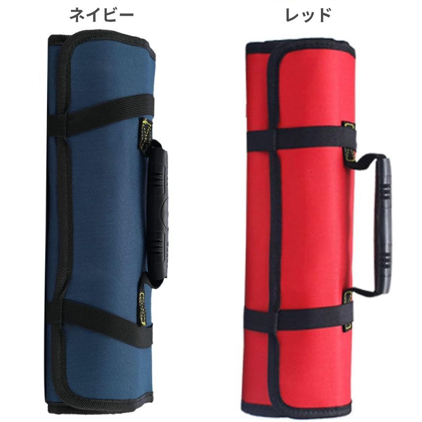 ツールバッグ 工具入れ 工具 収納 DIY ツール バッグ ロール タイプ 頑丈 素材 持ち手 持ち運び 携帯 ファスナー ゴムバンド 工具箱 ケース 巻き物 MAKITOOL 送料無料 ネコポス thumbnail 5