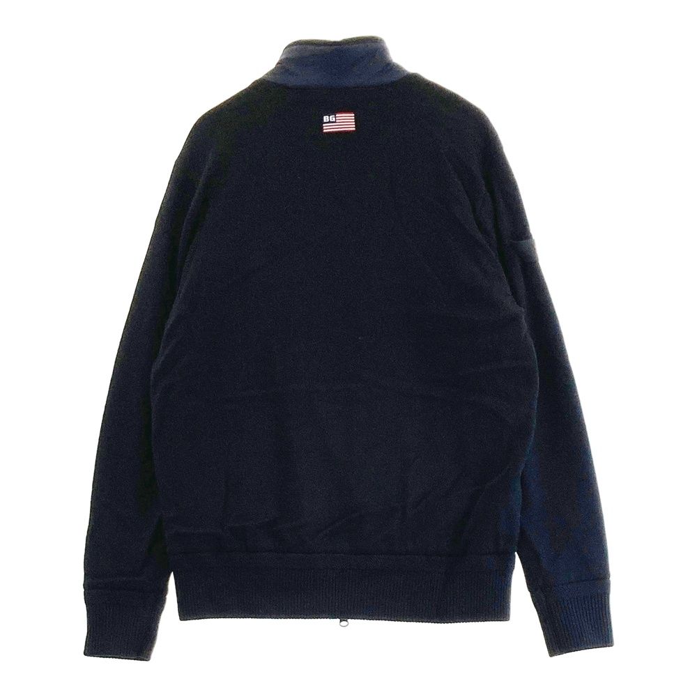 サイズ M BRIEFING GOLF ブリーフィング 中綿切替 ウール ニットジャケット ブラック系 240101391274 ゴルフウェア メンズ ストスト