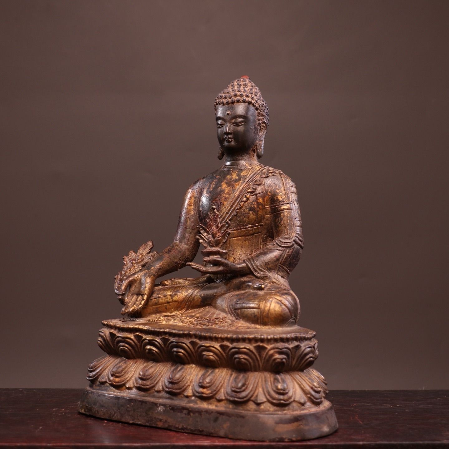 銅像 薬王菩薩仏像