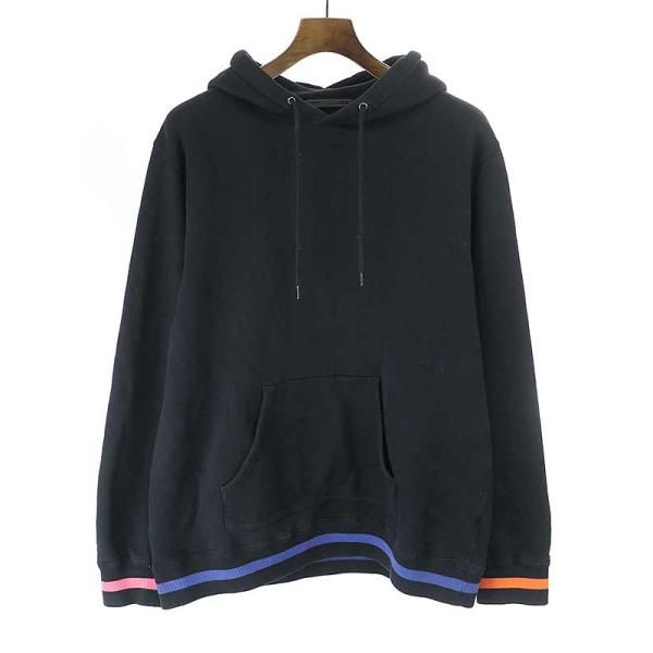 SOPHNET.ソフネット20AWLINERIBBEDHOODIEプルオーバーパーカーブラック