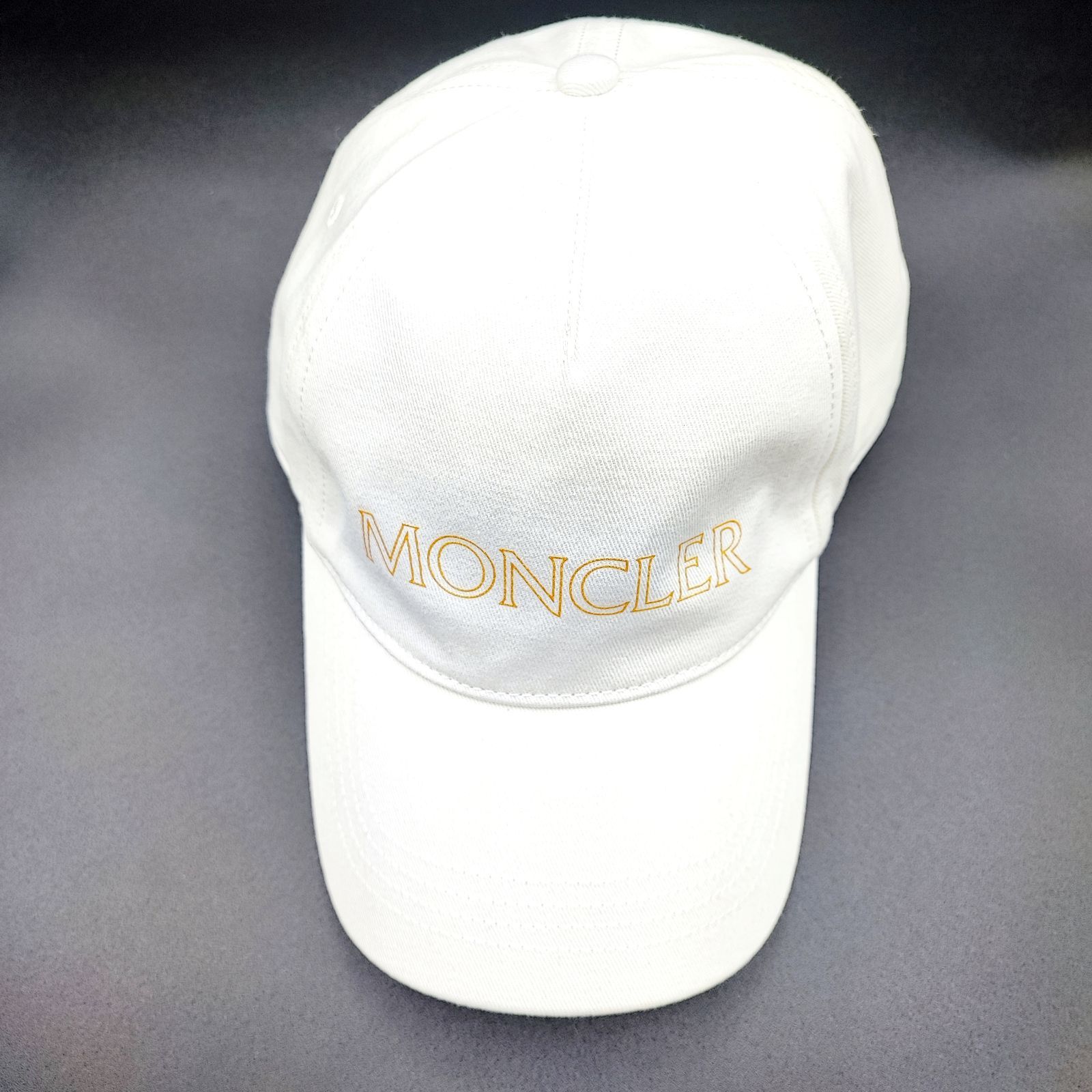 モンクレール MONCLER ベースボールキャップ オフホワイト 新品未使用