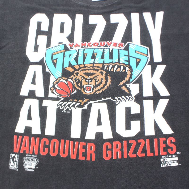 90s NBA vintage Hanes メンフィス・グリズリーズ 半袖Tシャツ