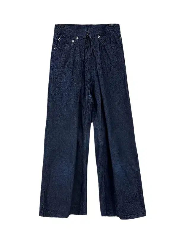 S ジョーン ローレンス ソルリ フォールディング リジット デニム ワイドパンツ