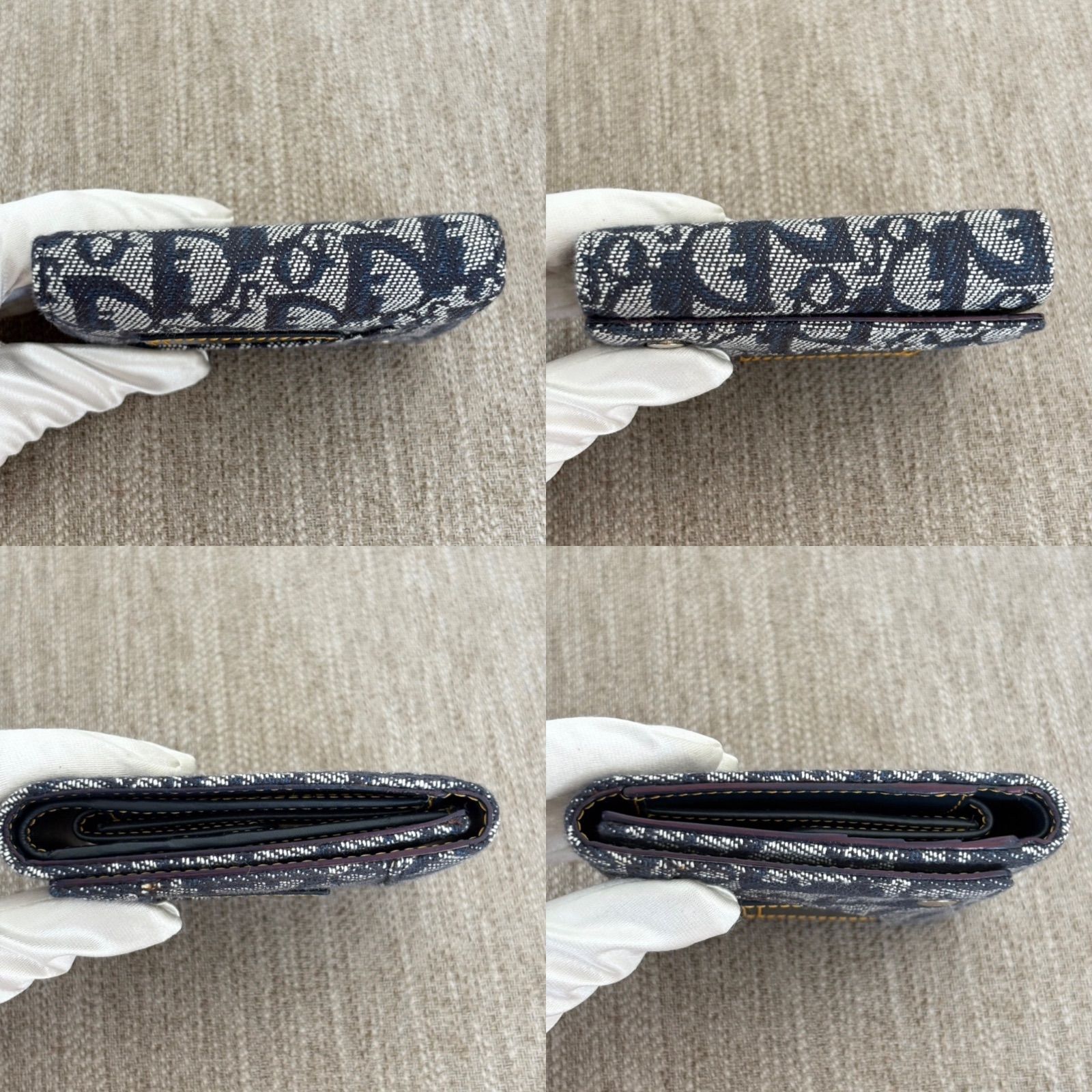 極美品】クリスチャンディオール パッチ トロッター柄 キャンバス