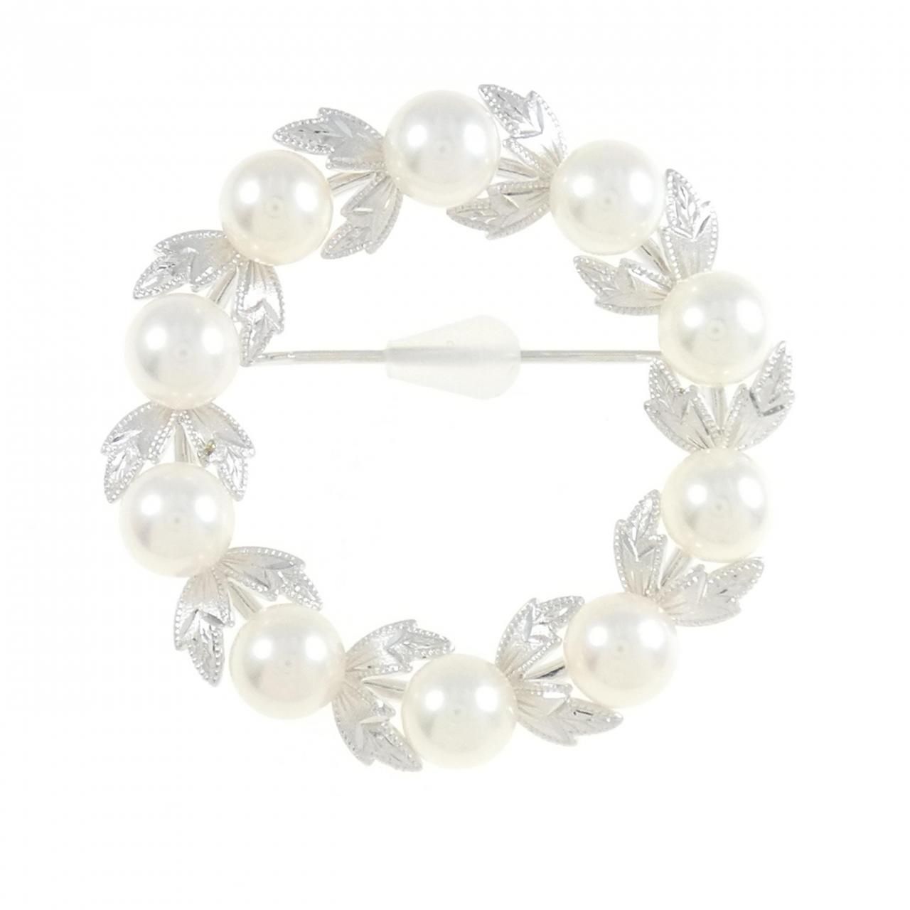 ミキモト アコヤパール ブローチ MIKIMOTO ミキモト パール ブローチ