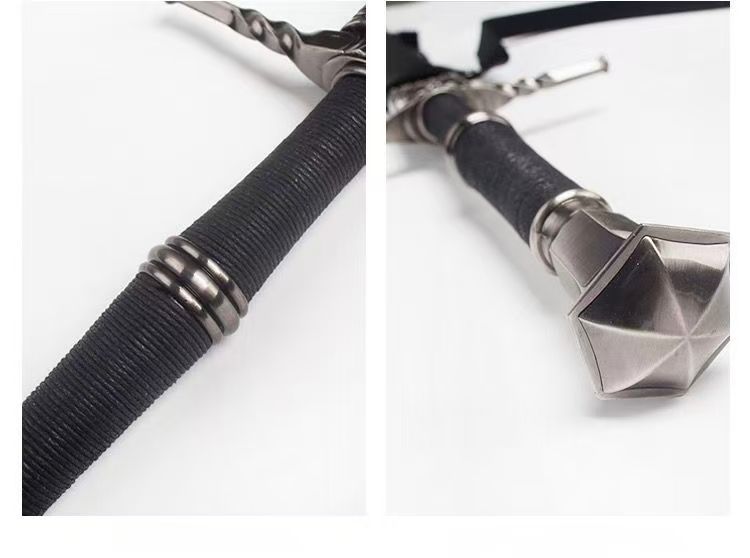 銀魂棒中刀-高性能マンガン鋼 古兵器 武具 刀装具 日本刀 模造刀