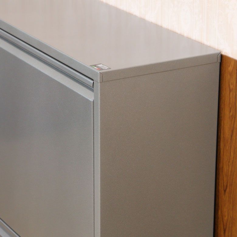 ダストボックス イタリア アイアン DOTTUS 4杯/2段 カラフル ゴミ箱