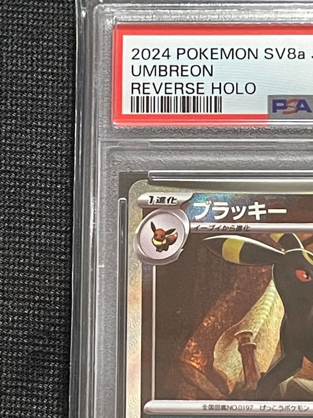 PSA10】ブラッキー モンスターボール ミラーレアスカーレット