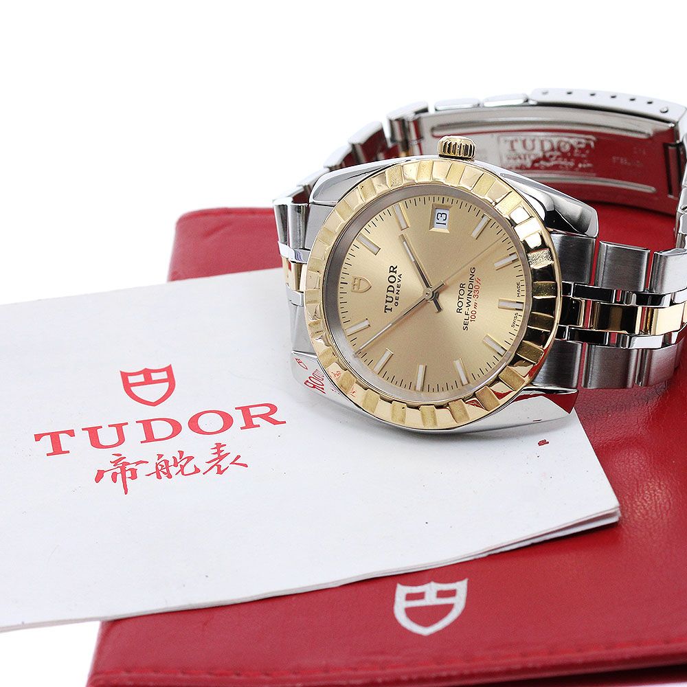 チュードル TUDOR 21013 クラシック デイト 自動巻き メンズ保証書付き