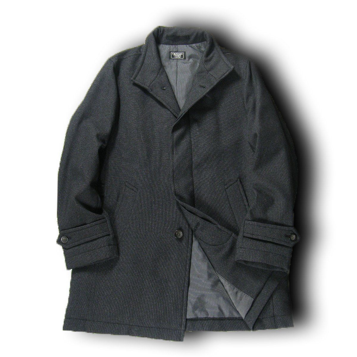 SHIPSの極上　濃紺ストライプスーツ イタリアCerruti別注素材　４８ SHIPSの極上 濃紺ストライプスーツ イタリアCerruti別注素材 48