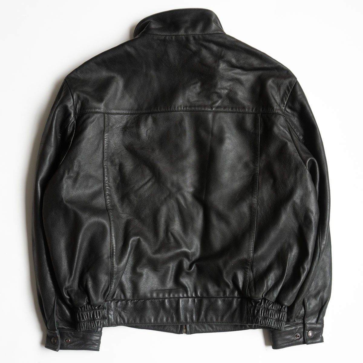 雰囲気抜群 WIND ARMOR レザー ジャケット 3L ブラック ウインドアーマー 25100698