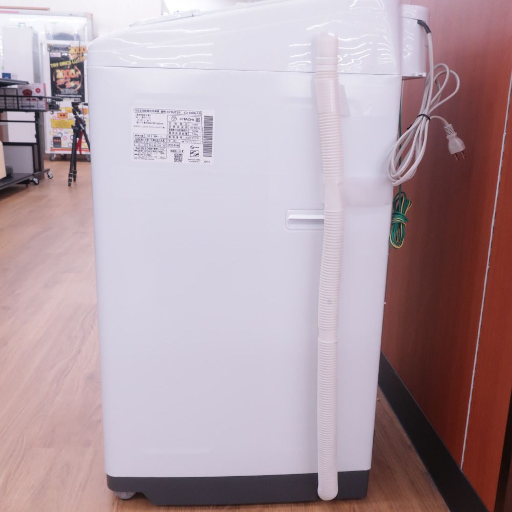 【完動品】日立 HITACHI 全自動洗濯機 BW-V70H 洗濯機・衣類乾燥機：日立の家電品