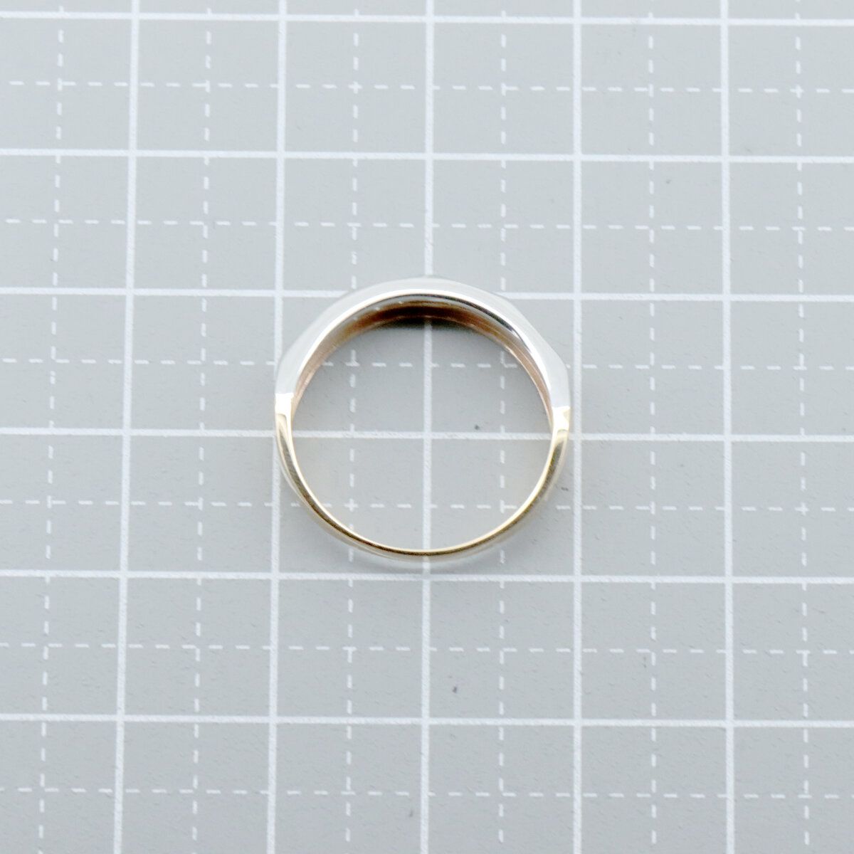 エステール ダイヤモンド リング 指輪 0.18ct 13号 K18YG/PG(18金  