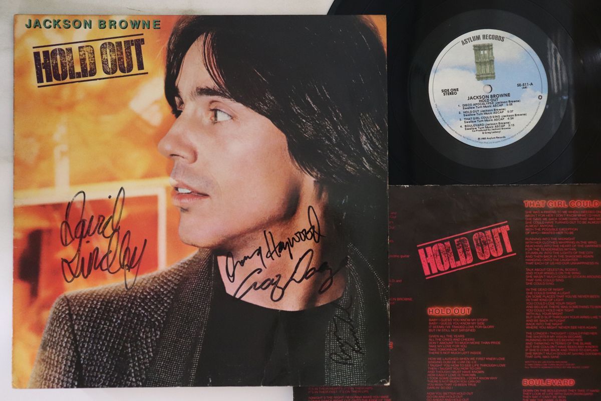 Jackson Browne サイン入りツアーパンフ