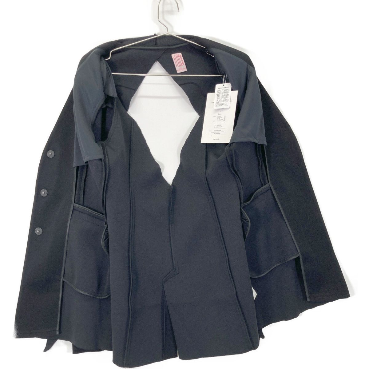feticoジャケット FETICO(フェティコ) KNITTED TAILORED JACKETニットテーラード
