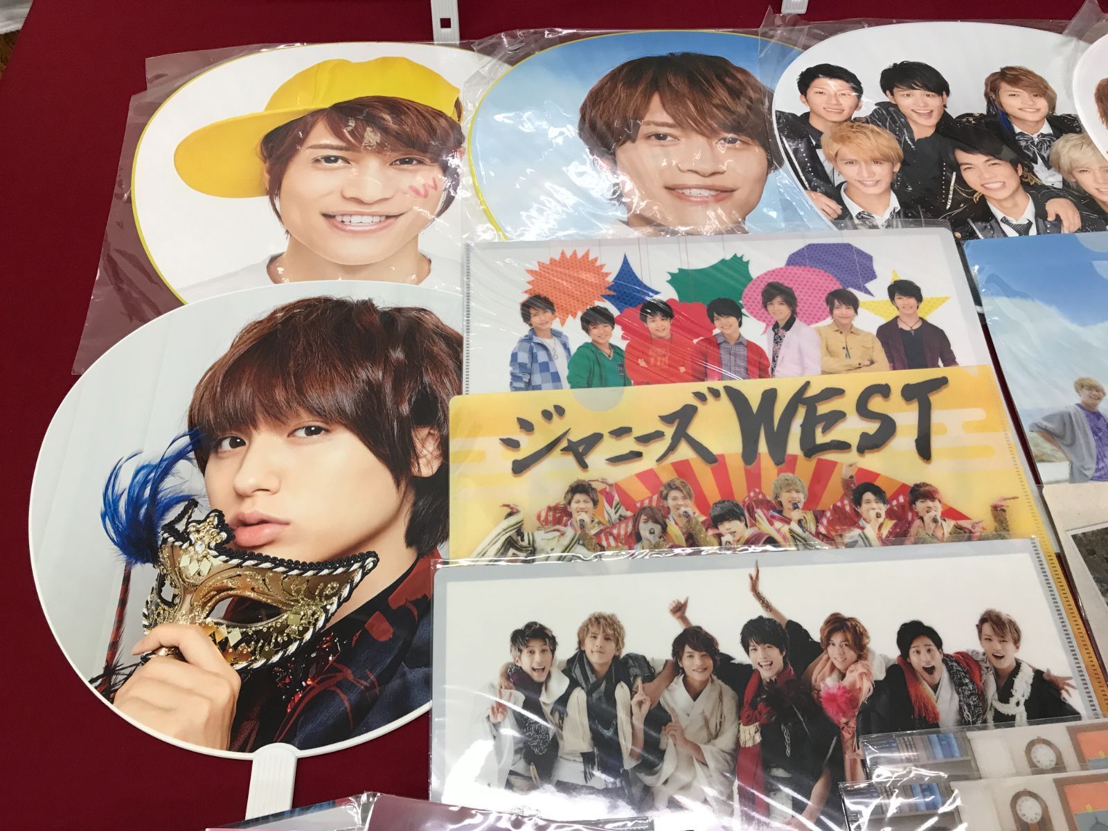 最終値下げ◼︎藤井流星　グッズ　まとめ売り WEST 藤井流星 うちわ×7＋クリアファイル×2＋写真×5 合計14点