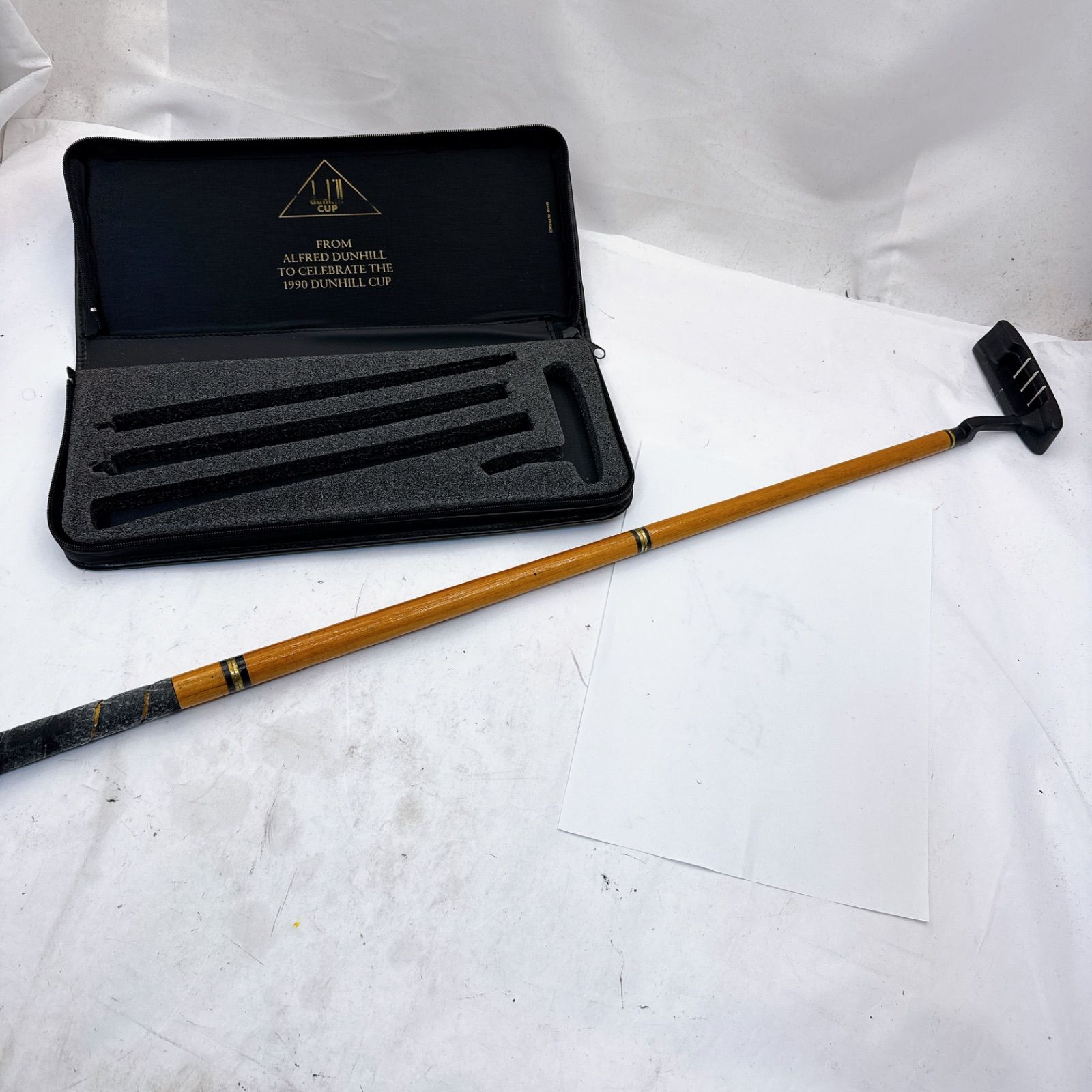 dunhill CUP 1990年記念 組立式パター ゴルフクラブ ケース付き