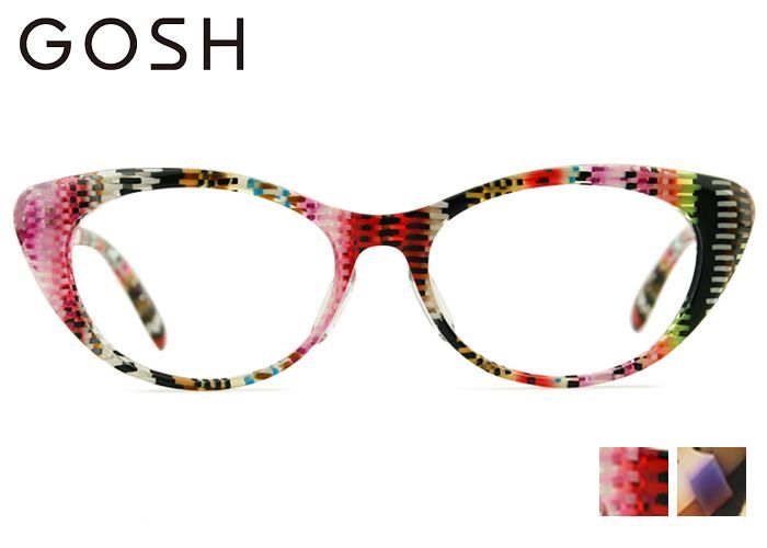 ゴッシュ GOSH GR-1001 c.3 アーガイル 老眼鏡 レンズセット 眼鏡