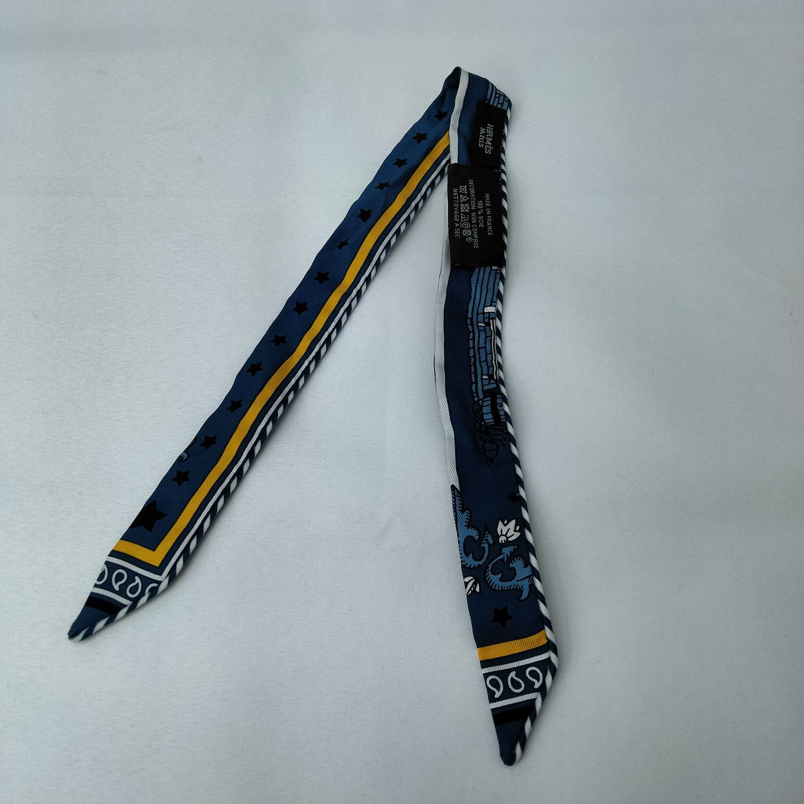 ✨️HERMES ✨️エルメスツイリードール スカーフ キャンディ 青