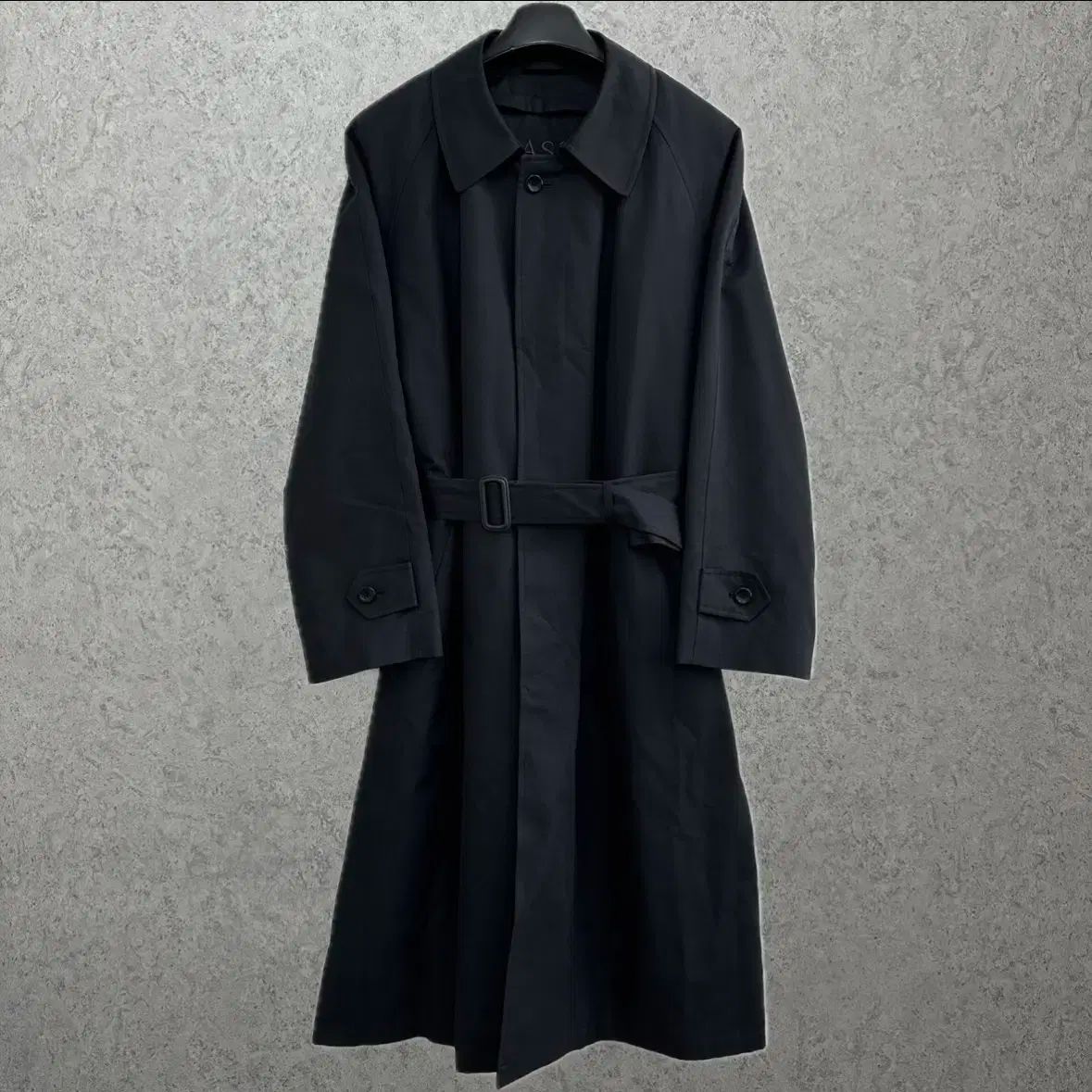 105 BASSO homme メンズ ルーズフィット トレンチコート インナースキン付き