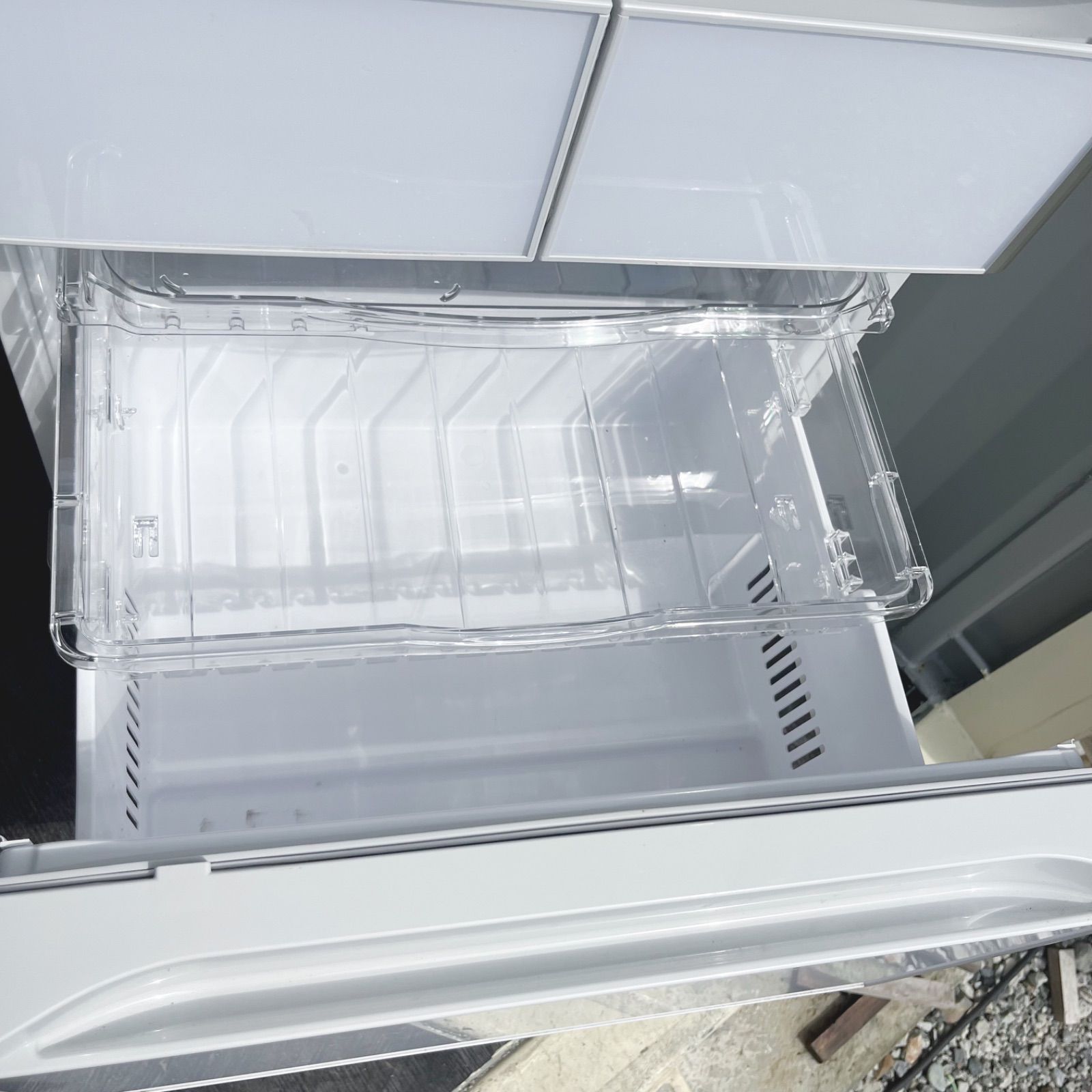 116取付無料！日立真空チルド搭載おしゃれホワイトインテリア5ドア冷蔵庫！洗濯機 116取付無料！日立真空チルド搭載おしゃれホワイトインテリア5ドア