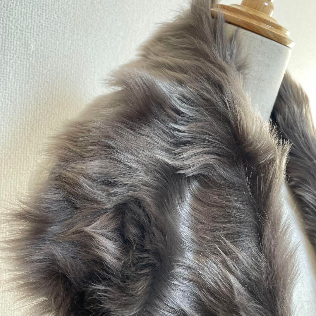 ガシュロウアンドコールグレー ファー