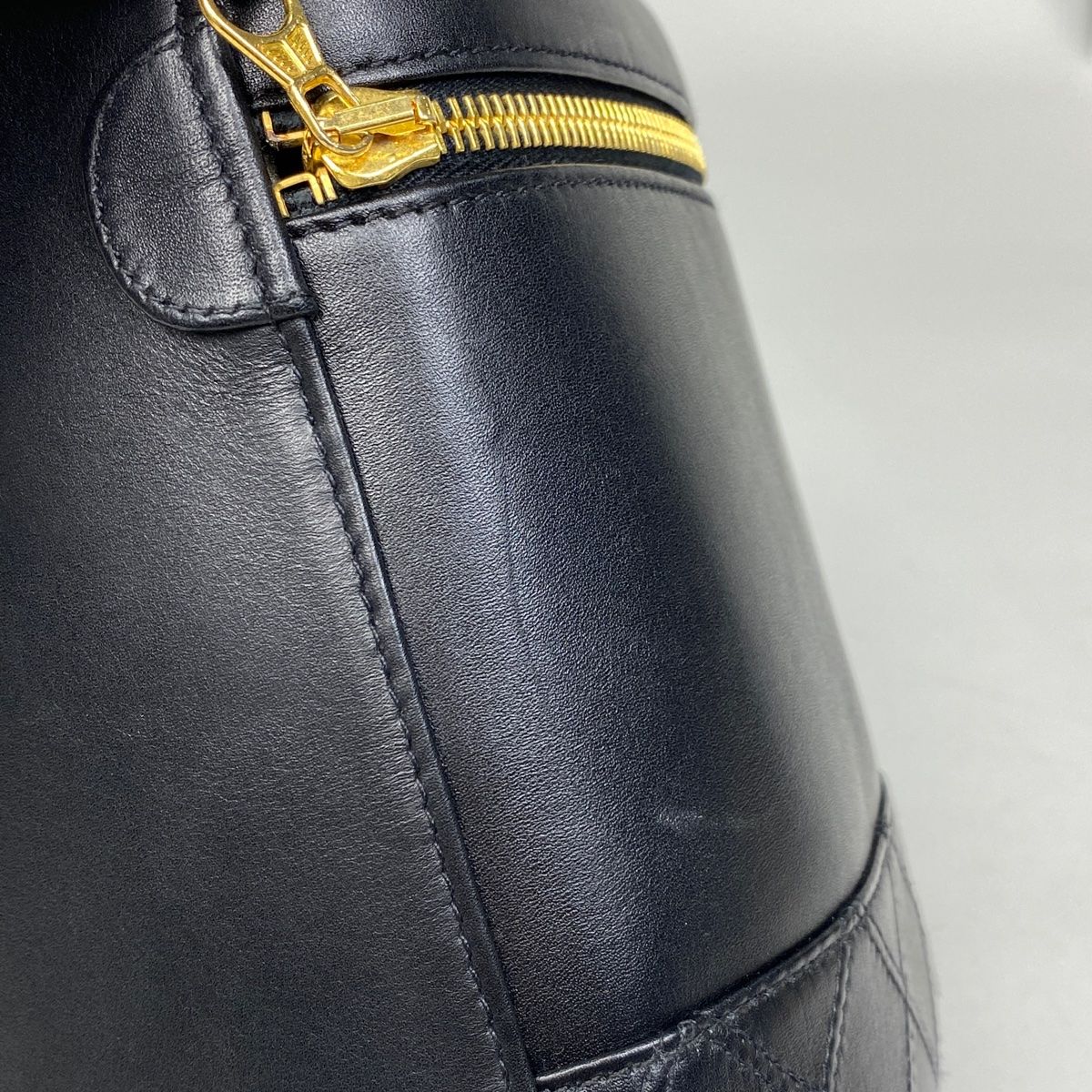 シャネル CHANEL ビコローレ バニティバッグ A01619 ブラック ゴールド金具 カーフ ハンドバッグ レディース 101693852 シャネル バニティバッグ ビコローレ ココマーク ラムスキン A01619