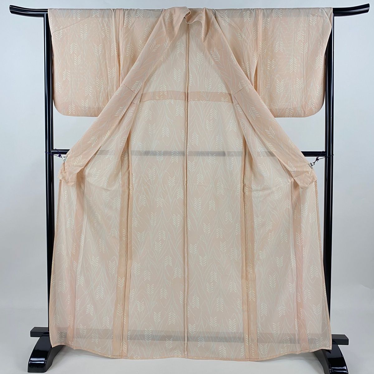 小紋 身丈160.5cm 裄丈65cm 正絹 美品 名品 【中古】（黒留袖 身丈  