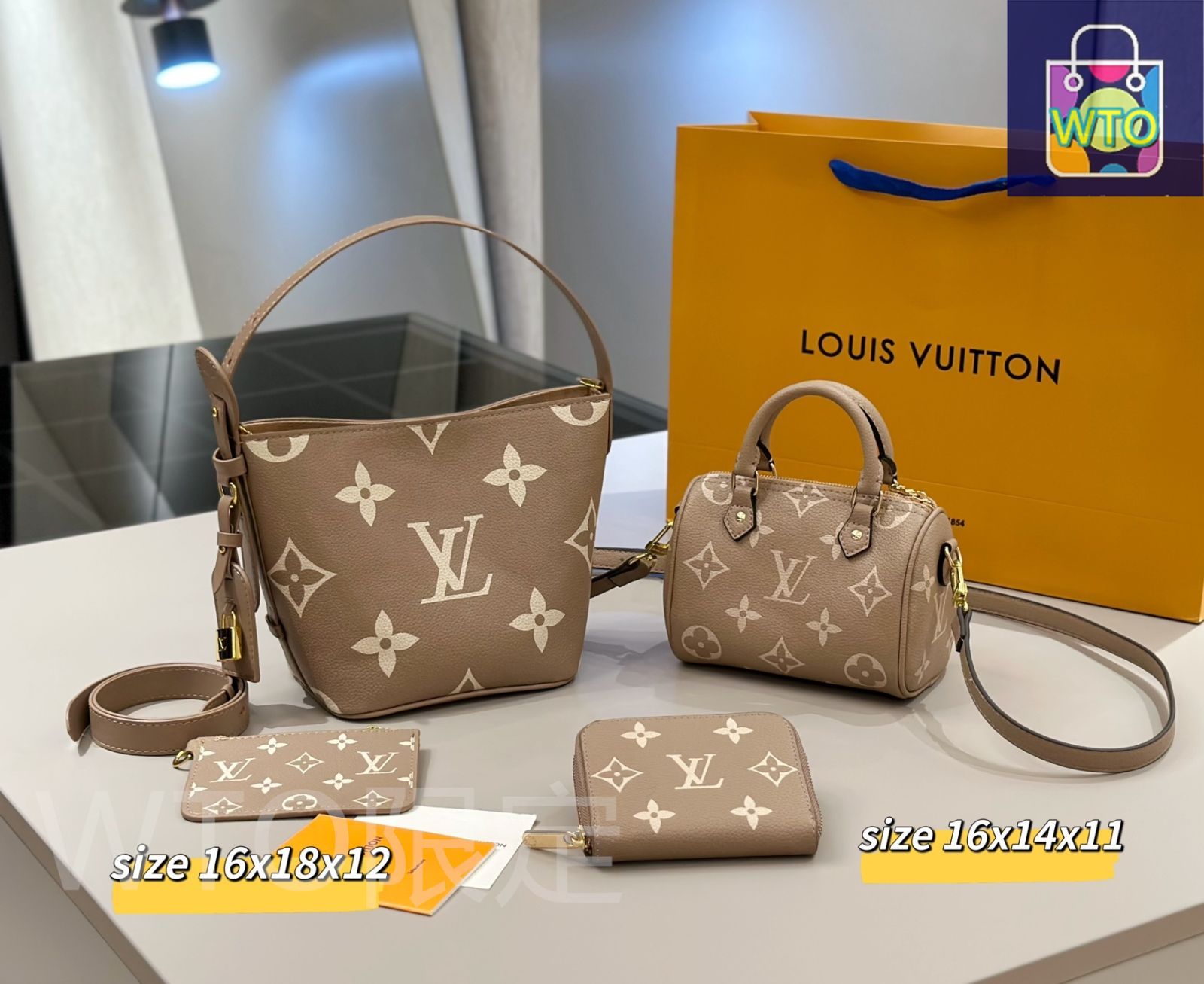 今日特価】Louis Vuitton ルイ・ヴィトン 組み合わせバッグ、3