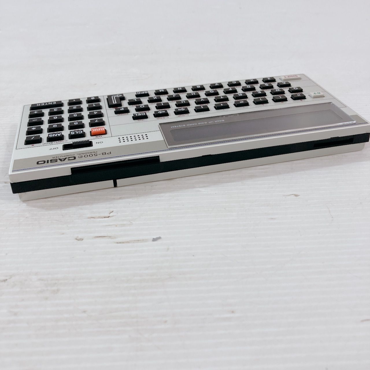 ジャンク品 カシオポケットコンピュータ PB-500 RAMカード搭載