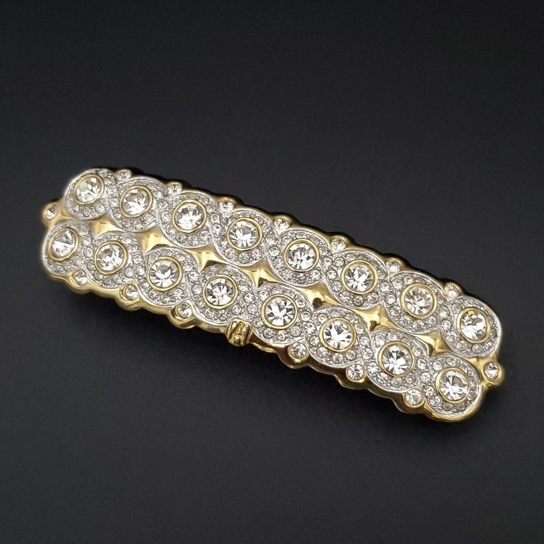 ALEXANDRE DE PARIS アレクサンドル ドゥ パリ バレッタ ラインストーン 大粒 フランス製