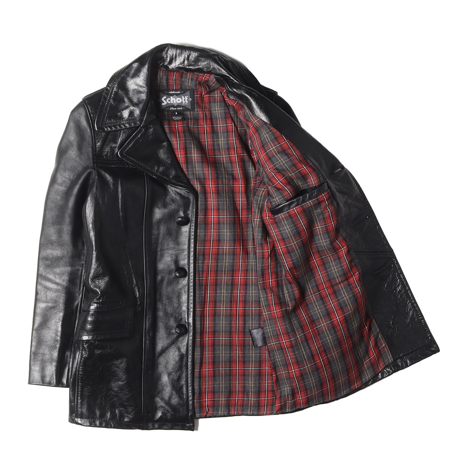 美品】Schott ショット コート サイズ:S / Lot.645 カウハイドレザー 