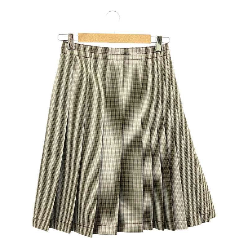 MARNI | マルニ | 2025AW | Check Print Pleated Midi Skirt チェック ウール プリーツスカート | 38 | マルチ | レディース