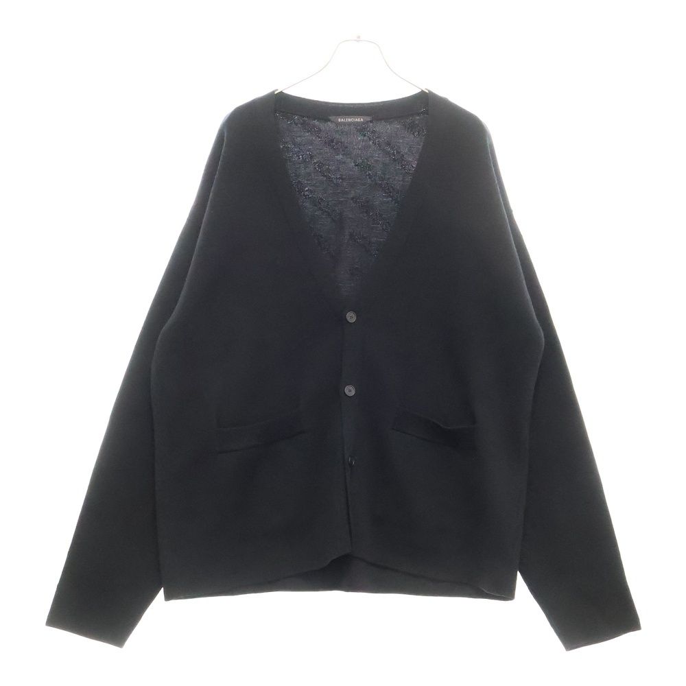 BALENCIAGA ブラック ロゴカーディガン 楽天市場】バレンシアガ ロゴ カーディガン 黒色 ブラック 白色