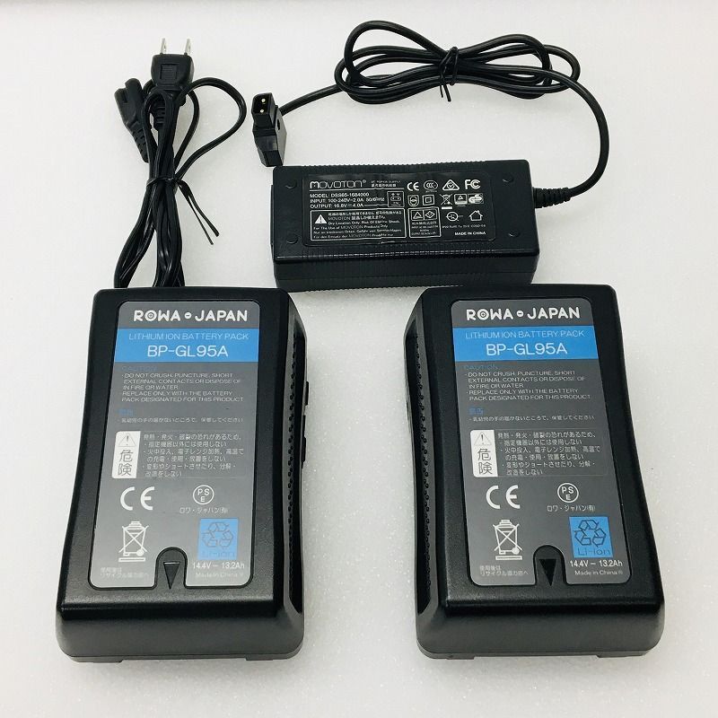 ROWA 2個＆充電器セット BP-GL95A JAPAN - turismoradio.com